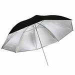 Ex-Pro Photo Umbrella  33" 83cm 2in1 Silver Reflective/Black Soft White Diffuser