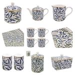 William Morris Willow Bough tableware Mugs Tea Pot Butter Dish Jug Mats Coasters