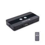 Cable Matters USB C KVM Switch 2 PC 2 Monitor Dual 4K 60Hz 4x USB 3.0 Remote