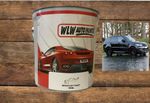 FOR LAND ROVER SANTORINI BLACK PAB SOLVENT BASECOAT CAR PAINT  SPRAY GUN READY