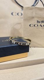 Coach C Gold Bracelet  Bangle