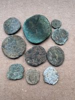 Roman Coins collection - Uncleaned un- researched as found metal detecting 