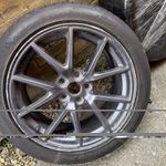 Telsa Model 3 Alloy Wheel W/Tyre 8.5J x 18" ET40 Genuine 1044261-00-A 508-B6-306