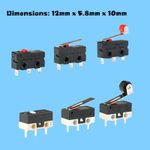 Ultra Mini Microswitch SPDT Sub Miniature Micro Switch Different Types Available