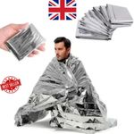 10X Emergency Foil Blanket Rescue Thermal  Aid Survival Space Waterproof Best