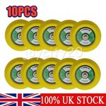 10PCS 3" 75mm Hook Loop Sanding Polishing Backing Pad M6 Thread for Air Sander-
