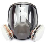 3M 7 in1 6800 6001 Suit Respirator Painting Spraying Face Gas Mask +5N11 501