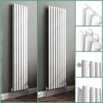Vertical Tall Upright Designer Radiator Oval Column Central Heating Radiators
