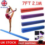 Foldable Gymnastics Balance Beam 7FT Training Beam Portable Kids Adult Home Gym
