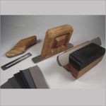 Bevel, Level, Crowning Kit. 3 x Diamond Tools & Wooden Handles.  UK Made. TF103