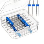 9/3PCS Sewing Machine Needles Double Twin Needles 2.0/90 3.0/90 4.0/90
