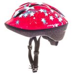 Kids Bike Helmet Raleigh Little Terra Stars 48-54cm Red White Blue Childs Safety