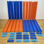 Hot Wheels Track Pack Blue & Orange - 20 Foot - 20 / 30cm & 20 Connector