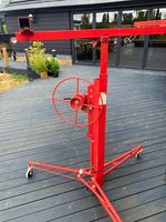 Mobile Steel Jib Hoist Shop Crane with Wheeled Base Lifting Boom