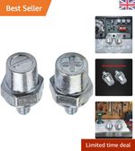 Universal M8 Thread Positive & Negative Battery Terminal Posts - 2Pcs Set