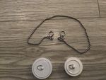 18" Sink link chain or 1 1/2” or 1 3/4” white plug Quantity 1 off to 5 off bulk