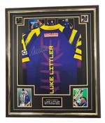 FRAMED Luke Littler Signed SHIRT Autographed Jersey THE NUKE with COA