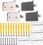 4 PCS Cabinet Suspension Brackets, Cupboard Wall Mounting, Kitchen Cabinet Unive