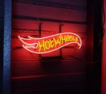 Hot Wheels Real Glass Gift Neon Sign Light Lamp With HD Vivid Printing FH 20"x8"