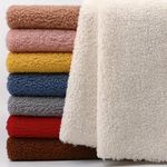 Sherpa Teddy Fabric Fleece Super Soft Shaggy Lambswool Cuddle Fluffy Material UK