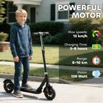 Foldable Kids Electric Scooter , for Ages 7-14 Years , 120W For 10km 6'' Wheels