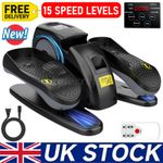 Under Desk Elliptical Trainer Foot Pedal Exerciser Machine Stepper w/LCD Monitor
