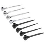 17 X 19mm  Hexagon Scaffold Podger Ratchet Spanner Ratcheting Socket Wrench Tool