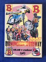 BIRMINGHAM SPEEDWAY v REDCAR (PL) - 08/08/2007 - SPEEDWAY DVD-R *