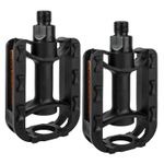  Kids Bicycle Pedals Childrens Bike 1/2" Inch Thread Pedal Plastic Reflective