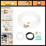 10FT Mini Split Line Set Copper Tubing 1/4" & 3/8" with Insulation & Installatio