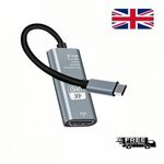 Type C To Female HDMI HDTV Cable 4K USB Adapter For Samsung S Series Huawei.