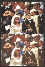 Vaitupu-Tuvalu 1986, Royal Wedding, 2 MNH Progressive Proof M/S Sheets #M2975