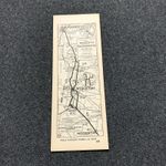 1920s Modesto To Sacramento Automobile Club of Southern Calif AAA Map #68 Rare