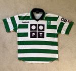 Reebok Sporting Lisbon CP 2000/01 Home Football Shirt Adults Size M