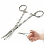 6 Inch Curve Stainless Steel Fish Remover Pliers Unhooking Fishing Tools Forceps