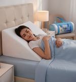 Orthopedic Memory Foam Wedge Pillow – Acid Reflux Relief, Pregnancy, Back & Leg