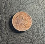 Austria 1860A  1 Cent UNC Original Coin
