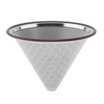 Stainless Steel Coffee Mesh Strainer Reusable for V60 Pour Over Coffee Filter