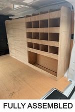 Peugeot Expert L3 LWB Van Shelving Racking Plywood System Case Storage Unit