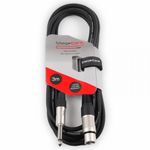 Stagecore 3M  XLR Female To 6.35mm Mono Jack Lead Mic Quality Microphone Cable