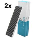 2x For Mini Cooper R56 R57 R58 R59 R60 64319127516 Car Pollen Cabin Air Filter