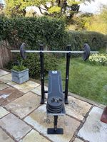 Home Weight Bench and Weights Set Home Gym