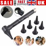 NEW Ear Nose Care Inspection Scope Otoscope Lighted Pen Style For Nose Throat UK