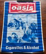 Oasis Original 1990s Cigarettes And Alcohol Poster Livewire see description
