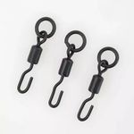 10, 20, 30, 40, 50 or 100- SIZE 11 SPINNER / RONNIE RING SWIVELS-CARP+FREE P & P