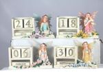 11.4cm FAIRY DESK CALENDAR - 4 ASSTD -FANTASY GIFT - MYTHICAL - DATE PAPERWEIGHT
