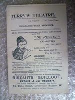1904 Terry's Theatre Programme THE HOUSE OF BURNSIDE & CYRUS Q. BLAKE (RARE)