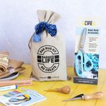 Rag Rug EP Kit Deluxe w/Sharp Rag Rug Scissors - 100 x 60cm Rug - Ragged Life