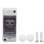 2 Way Consumer Unit Din Rail Enclosure Distribution Box Lock UK