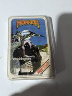 Waddingtons Horror Devil Priest Top Trumps - black bats 1980s Rare 